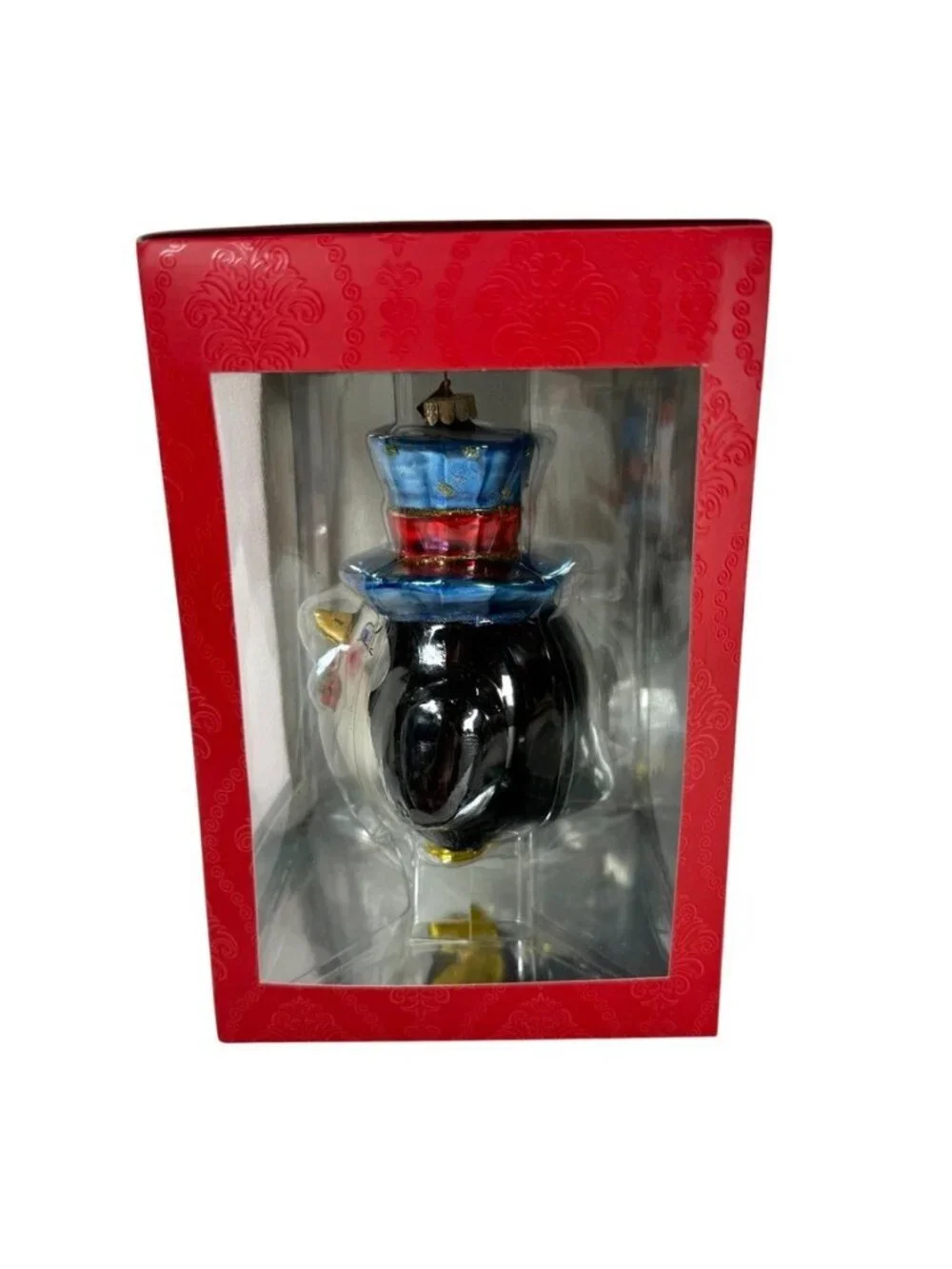 Sparkle Bright by Christopher Radko Penguin Hat Vintage Christmas Ornament 2012